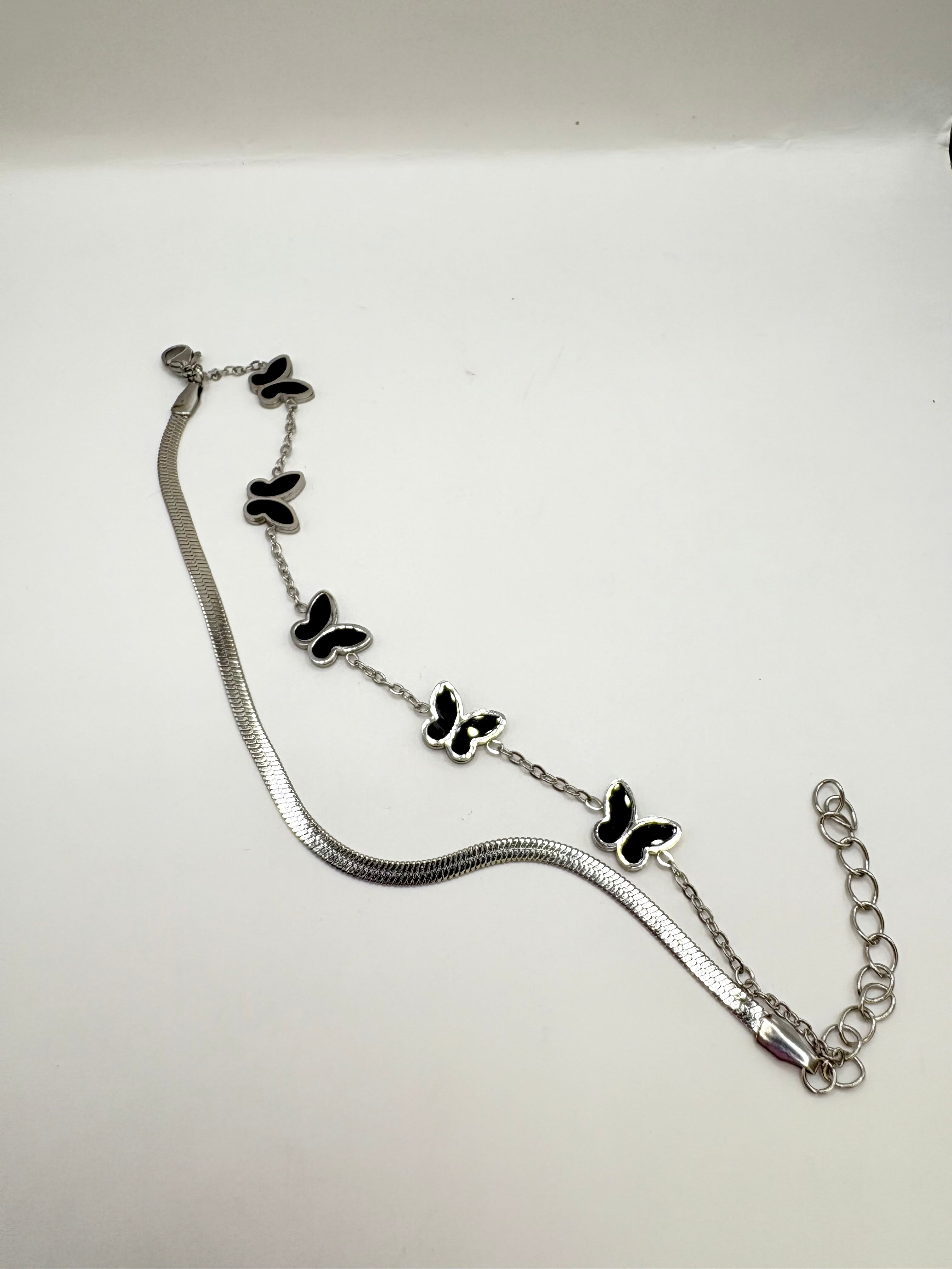 Pulsera doble Mariposas