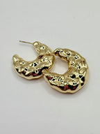 Aro orgánico martillado